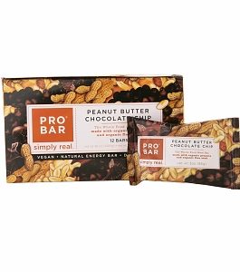 Probar Organic Peanut Butter Chocolate Chip Bar (12×3 Oz)