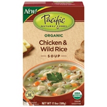 Pacific Natural Chicken & Wild Rice Soup (12×17.6Oz)