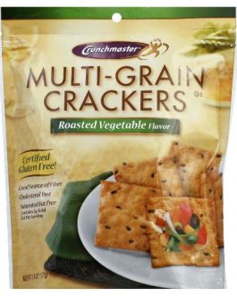 Crunchmaster Multi-Grain Roasted Vegetable Crackers (12×4.5 Oz)