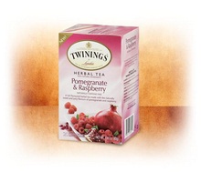 Twinings Herbal Pomegranate Raspberry Tea (6×20 Bag)