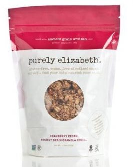 Purely Elizabeth Cranberry Pecan Ancient Grain Granola Cereal (6×12.5 Oz)