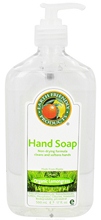 Earth Friendly Products Liquid Hand Soap, Lemongrass (6×17 Oz)