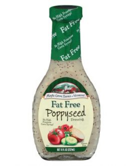 Maple Grove Fat Free Poppyseed Salad Dressing (12×8 Oz)