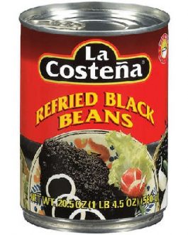 La Costena Refried Black Beans (12×20.5 Oz)