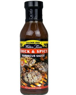 Walden Farms Calorie Free Thick ‘n Spicy BBQ Sauce (6×12 Oz)