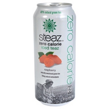 Steaz ZERO Calorie Raspberry (12×16 Oz)