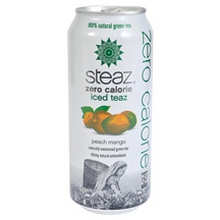 Steaz ZERO Calorie Peach Mango Iced Tea (12×16 Oz)